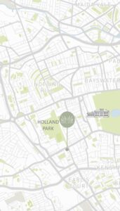 Holland Park Gate Map