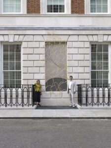 Eric Parry and Alison Wilding at Lodha UK's No.1 Grosvenor Square unveiling