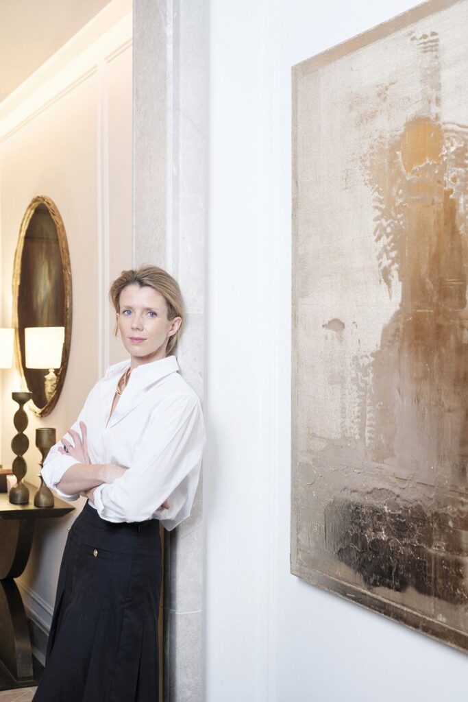 Photo of Blandine de Navacelle, Creative Director of Lodha UK, Studio Lodha at No.1 Grosvenor Square apartment